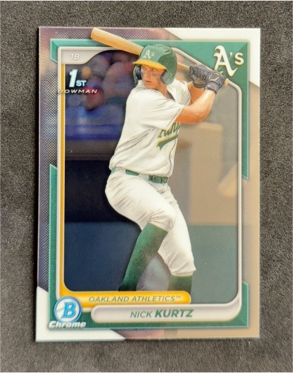2024 Bowman Draft Chrome #BDC-56 Nick Kurtz — front