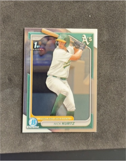 2024 Bowman Chrome Draft #BDC-56 Nick Kurtz — front