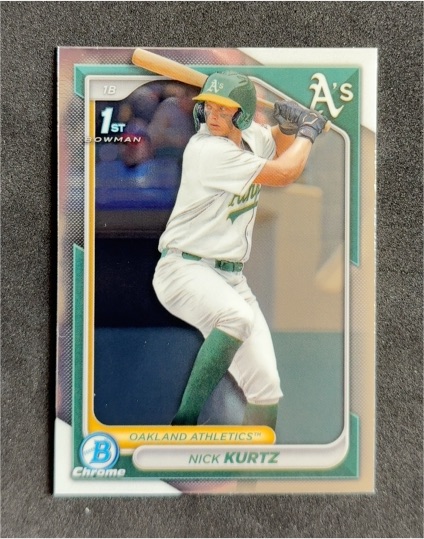 2024 Bowman Chrome Draft #BDC-56 Nick Kurtz — front