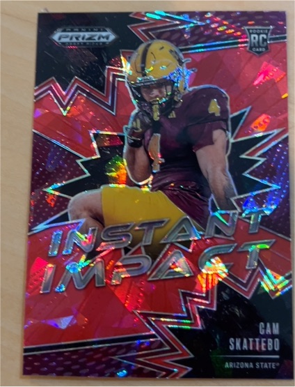 2025 Panini Prizm Draft Picks Instant Impact #II-CSO Cam Skattebo — front
