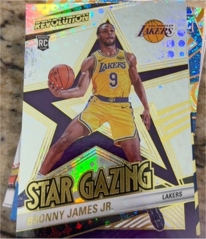 2024-25 Panini Revolution #14 Bronny James Jr. Star Gazing — front