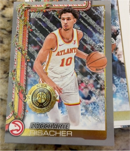 2025-26 Topps Holiday #H49 Zaccharie Risacher — front
