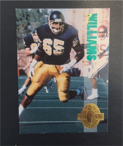 1993 Classic Four Sport #147 Dan Williams — front