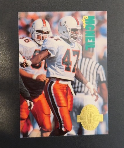 1993 Classic Four Sport #172 Ryan McNeil — front