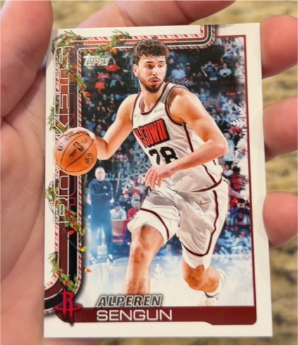 2025-26 Topps Holiday #H145 Alperen Sengun — front