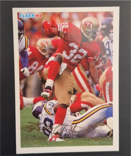 1994 Fleer #427 Ricky Watters — front