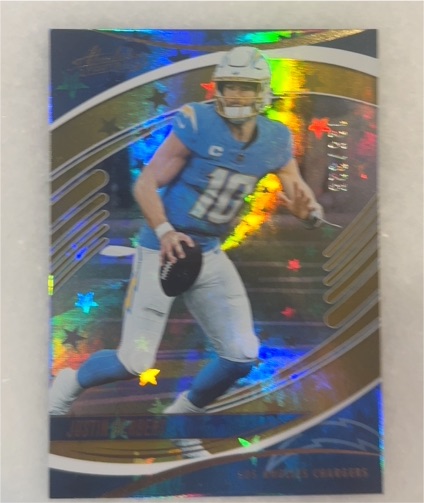 2025 Panini Absolute #11 Justin Herbert — front