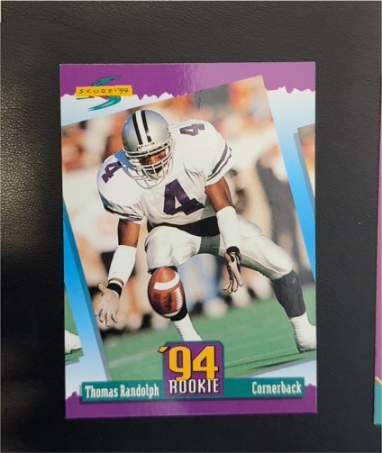 1994 Score #286 Thomas Randolph Rookie — front