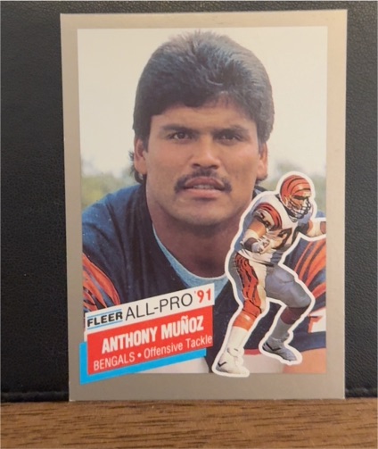 1991 Fleer All-Pro #25 Anthony Munoz — front