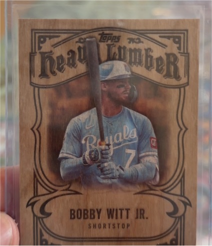 2026 Topps Series 1 #HL-9 Bobby Witt Jr. Heavy Lumber — front