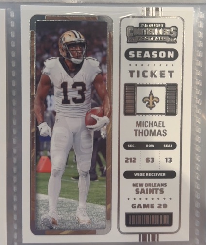 2022 Panini Contenders Season Ticket #63 Michael Thomas — front