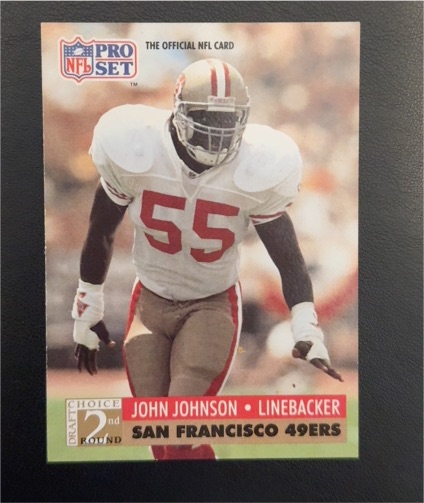 1991 Pro Set #782 John Johnson — front