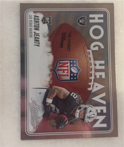 2025 Panini Absolute Hog Heaven #HH-AJY Ashton Jeanty — front