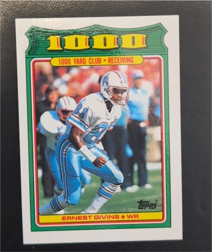 1988 Topps 1000 Yard Club #11 Ernest Givins — front