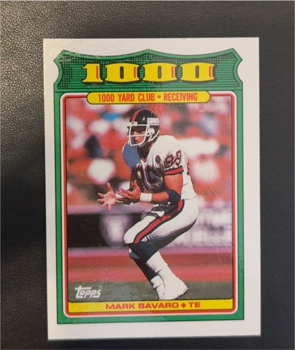 1988 Topps 1000 Yard Club #18 Mark Bavaro — front