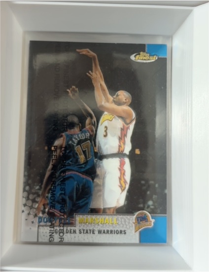 1999 Topps Finest #42 Donyell Marshall — front