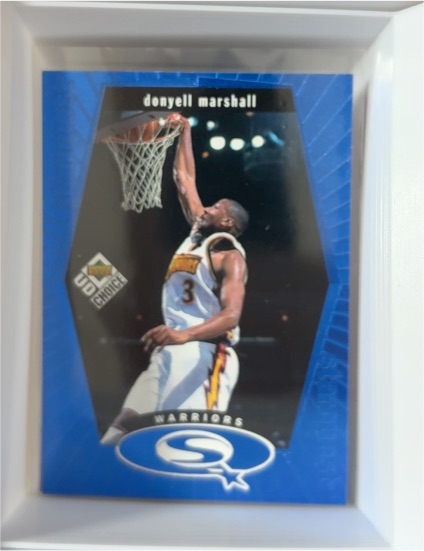 1998-99 Upper Deck UD Choice StarQuest Blue #SQ9 Donyell Marshall — front