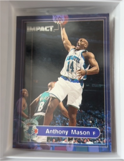 1999-00 Skybox Impact #82 Anthony Mason — front