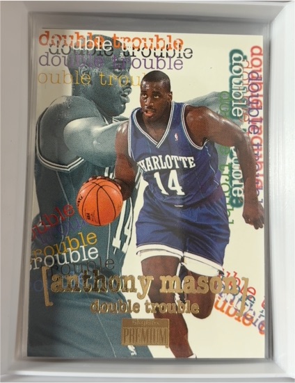 1996-97 SkyBox Premium #271 Anthony Mason Double Trouble — front