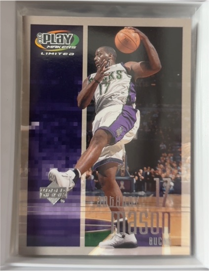 2001-02 Upper Deck Playmakers Limited #55 Anthony Mason — front