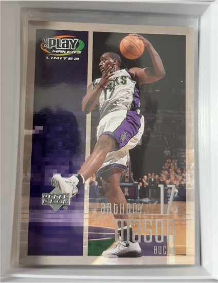2001-02 Upper Deck Playmakers Limited #55 Anthony Mason — front