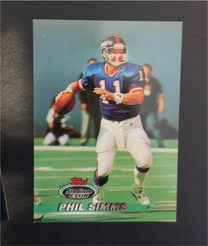 1993 Topps Stadium Club #220 Phil Simms — front