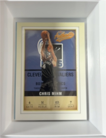 2001-02 Fleer Authentix #63 Chris Mihm — front