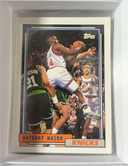 1992-93 Topps #195 Anthony Mason — front