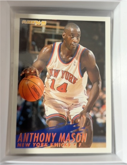 1994-95 Fleer #152 Anthony Mason — front