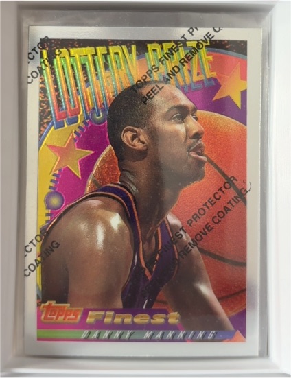 1994-95 Topps Finest #LP6 Danny Manning Lottery Prize — front
