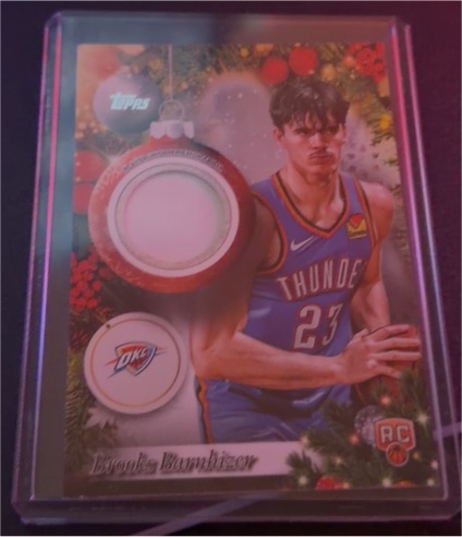 2025-26 Topps Holiday #PR-BA Brooks Barnhizer — front