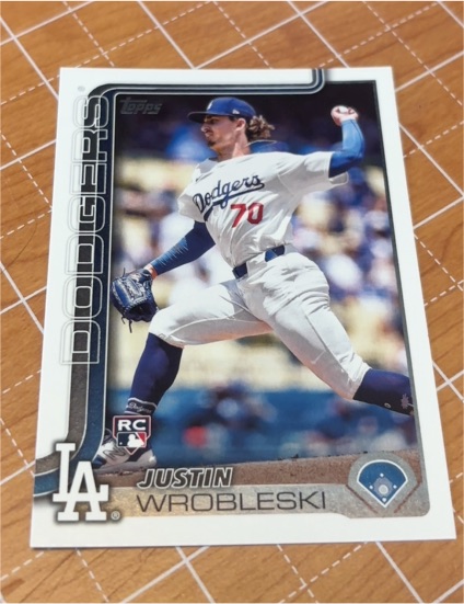 2025 Topps Series 1 #204 Justin Wrobleski — front
