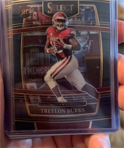 2022 Panini Select Draft Picks #6 Treylon Burks — front