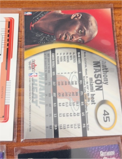 2000-01 Fleer Stars #45 Anthony Mason — front