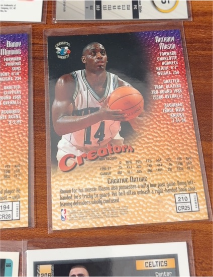 1996-97 Upper Deck Collector's Choice #CR25 Anthony Mason — front