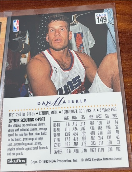 1993-94 SkyBox Premium #149 Dan Majerle — front