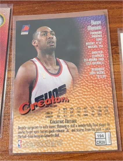 1996-97 Topps Stadium Club #194 Danny Manning — front