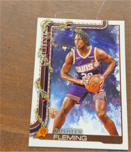 2025-26 Topps Holiday #H191 Rasheer Fleming — front