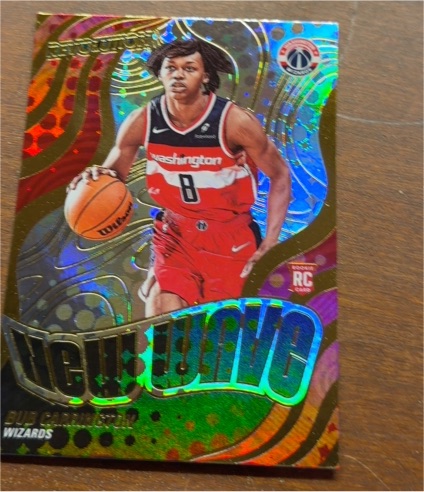 2024-25 Panini Revolution #23 Bub Carrington New Wave Rookie — front