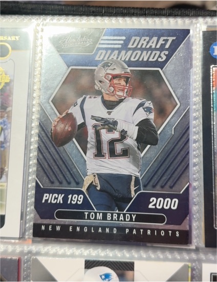 2022 Panini Absolute Draft Diamonds #DD-3 Tom Brady — front