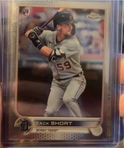 2022 Topps Chrome #86 Zack Short — front