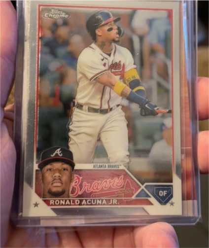 2023 Topps Chrome #39 Ronald Acuna Jr. — front