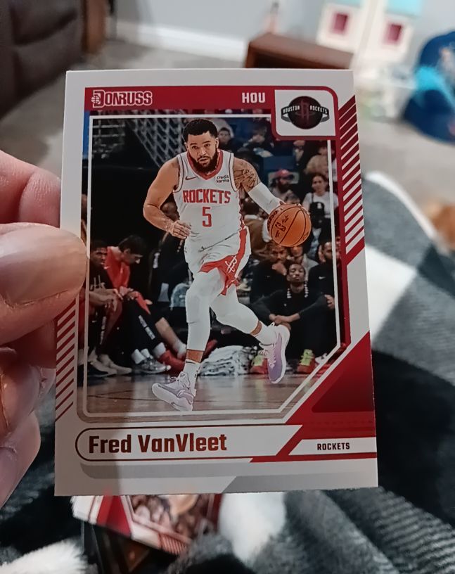 2024-25 Donruss #58 Fred VanVleet Houston Rockets — front