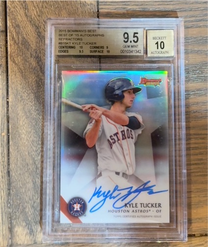 2015 Bowman's Best #B15-KT Kyle Tucker — front