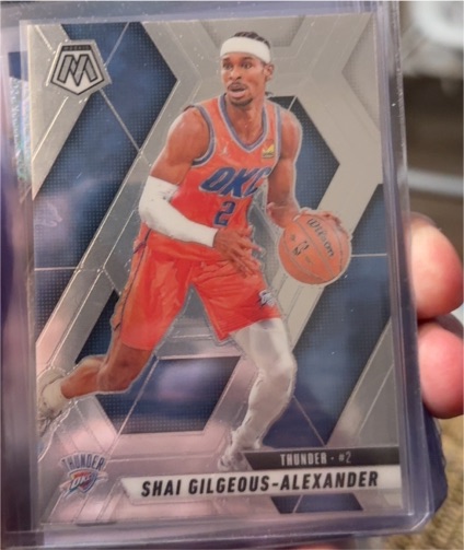 2024-25 Panini Mosaic #38 Shai Gilgeous-Alexander — front