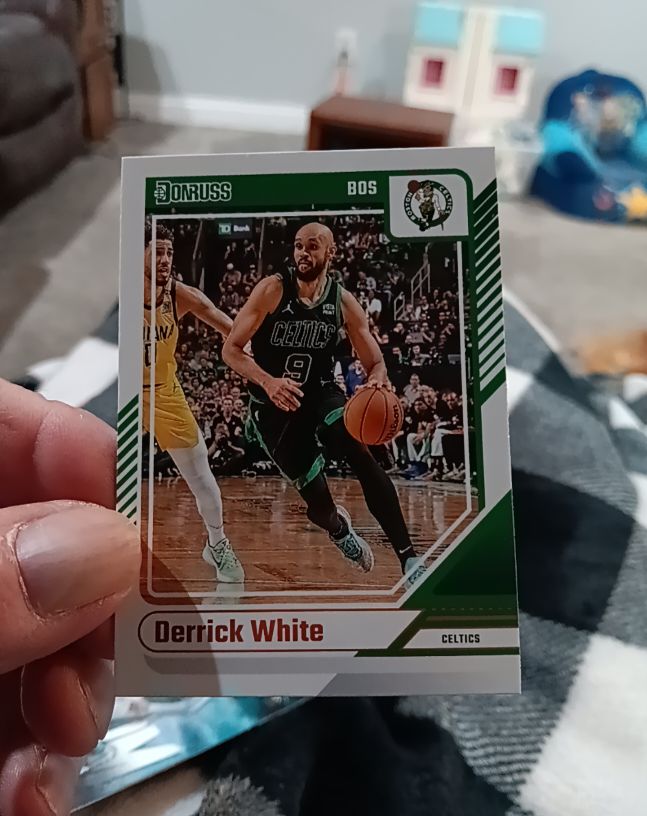 2024-25 Panini Donruss #144 Derrick White Boston Celtics — front