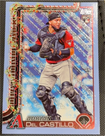 2025 Topps Holiday #H181 Adrian Del Castillo — front