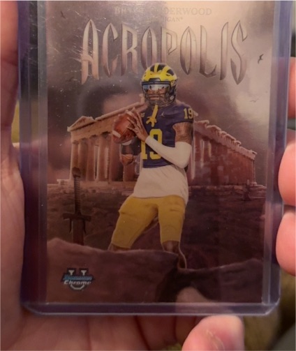 2025 Bowman Chrome University Acropolis #A-5 Bryce Underwood — front