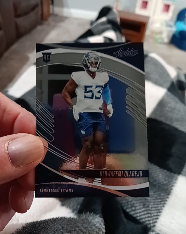 2025 Panini Absolute #165 Oluwafemi Oladejo — front
