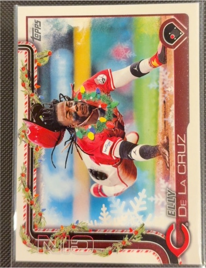 2025 Topps Holiday #H97 Elly De La Cruz — front